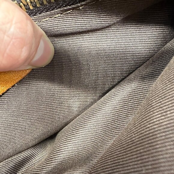 Italian Leather Purse Divina Firenze Carmel Brown Crossbody Shoulder Bag Italy - Picture 15 of 16